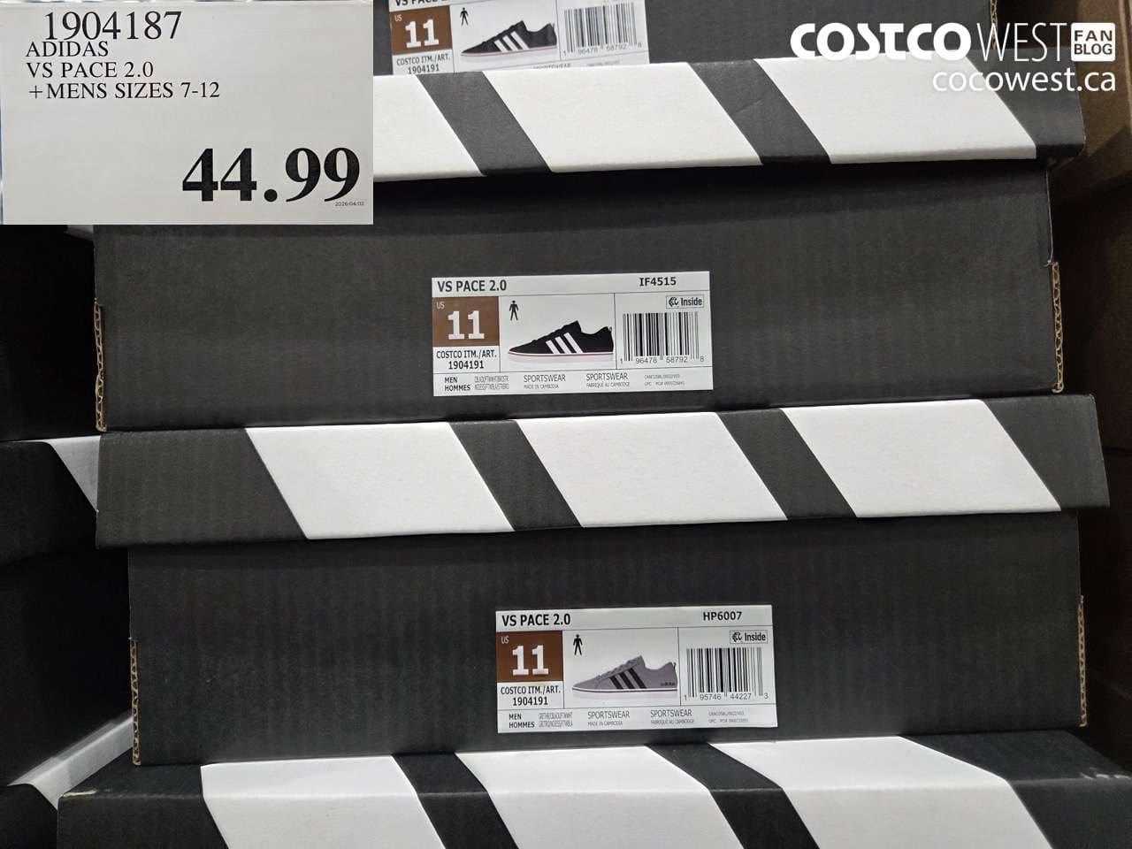 ADIDAS VS PACE 2.0 + MENS SIZES 7-12