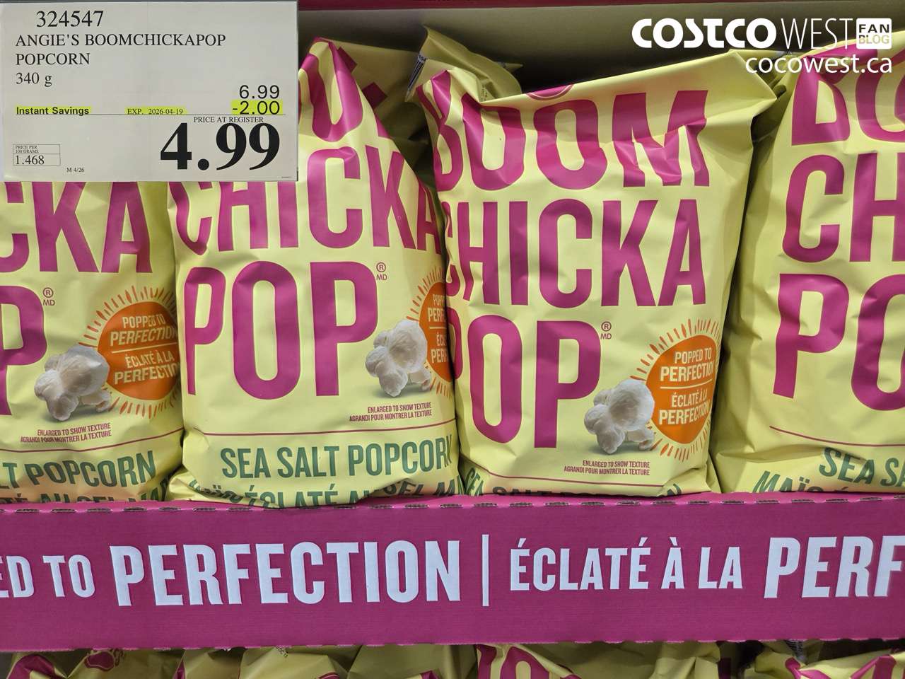 ANGIE’S BOOMCHICKAPOP POPCORN 340 G
