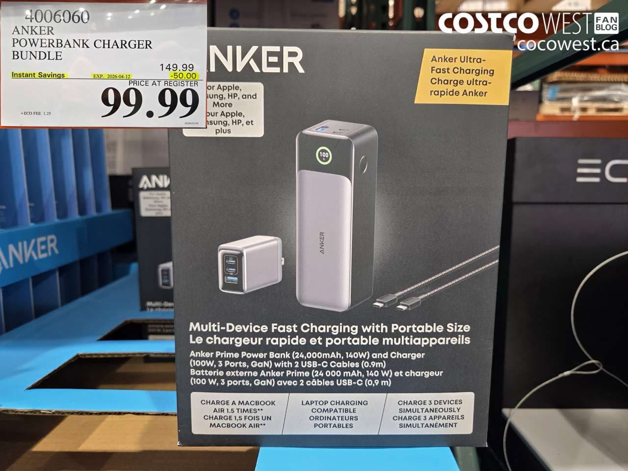 anker powerbank charger bundle