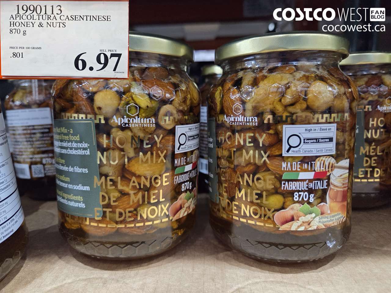 apicoltura casentinese honey  nuts 870 g
