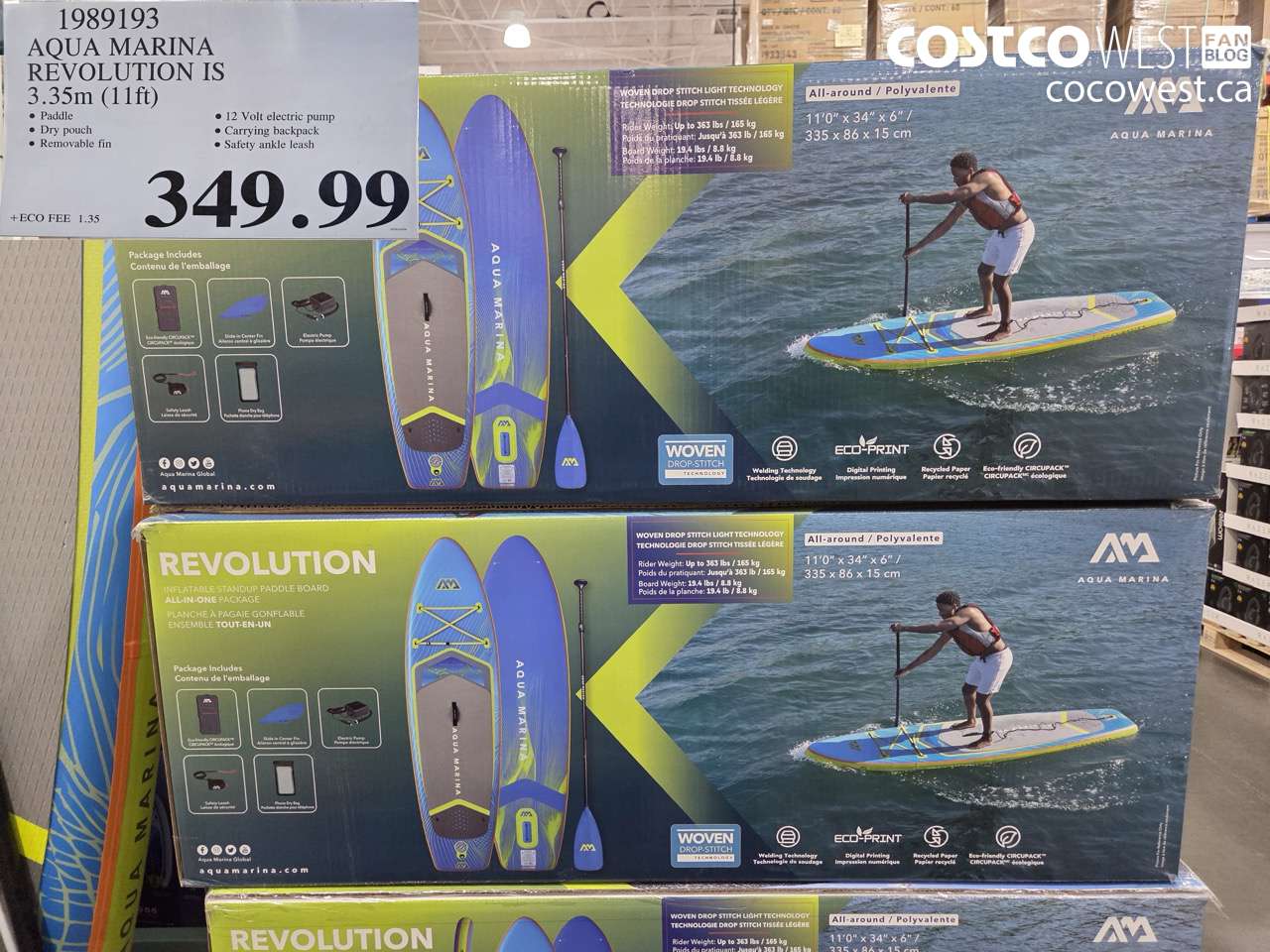 aqua marina revolution is 335m 11ft