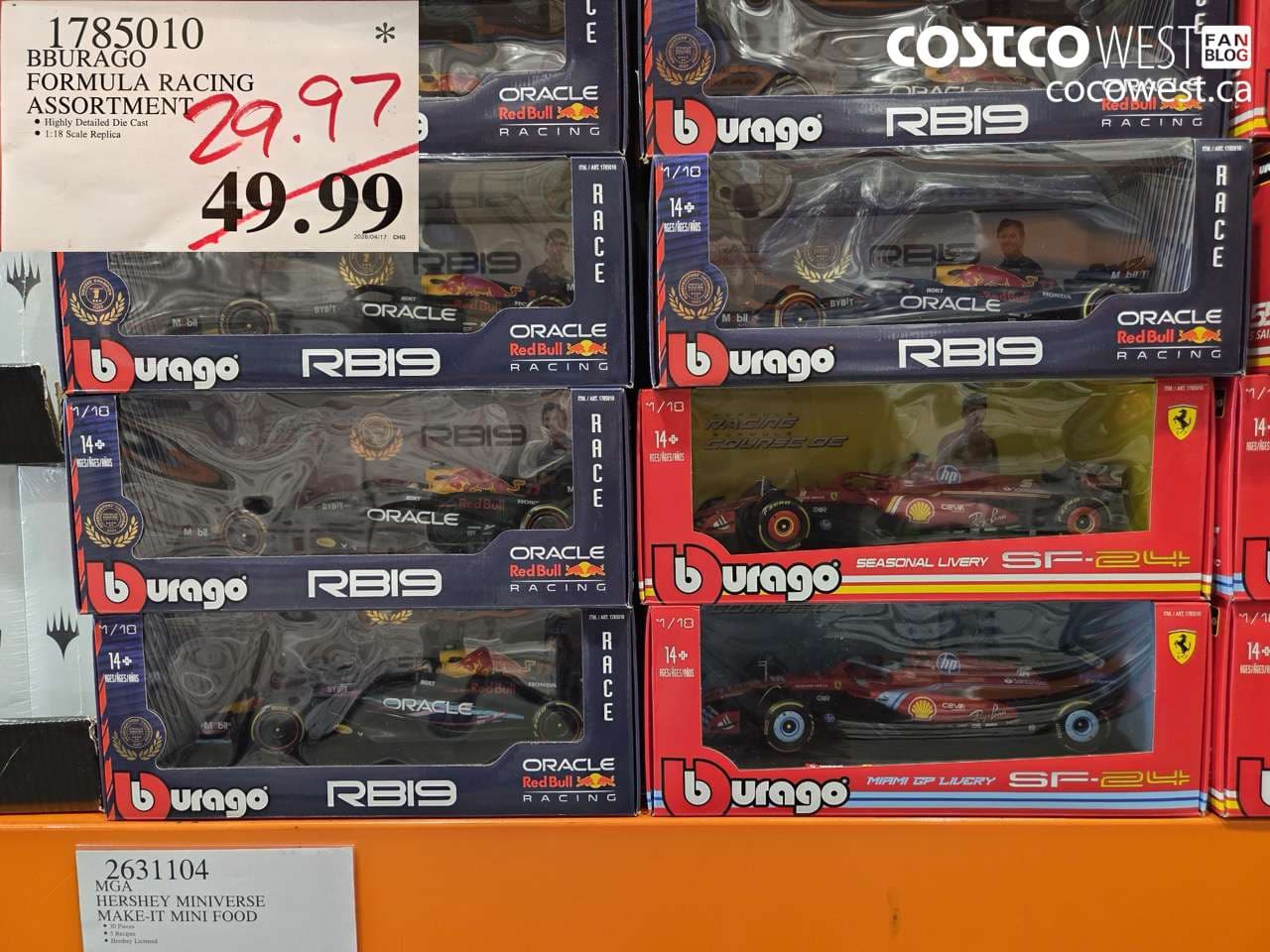 BBURAGO FORMULA RACING ASSORTMENT