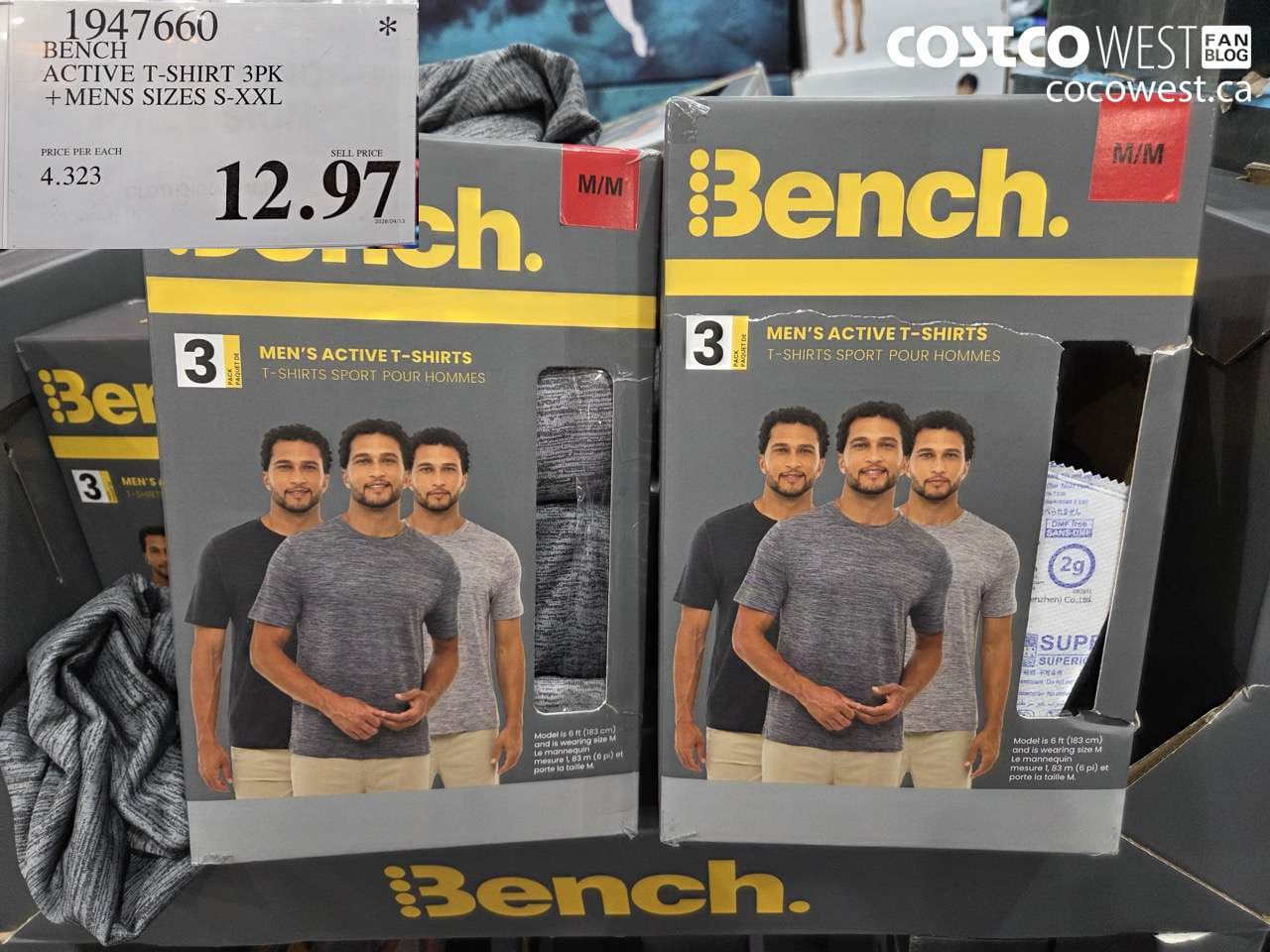 bench active tshirt 3pk  mens sizes sxxl
