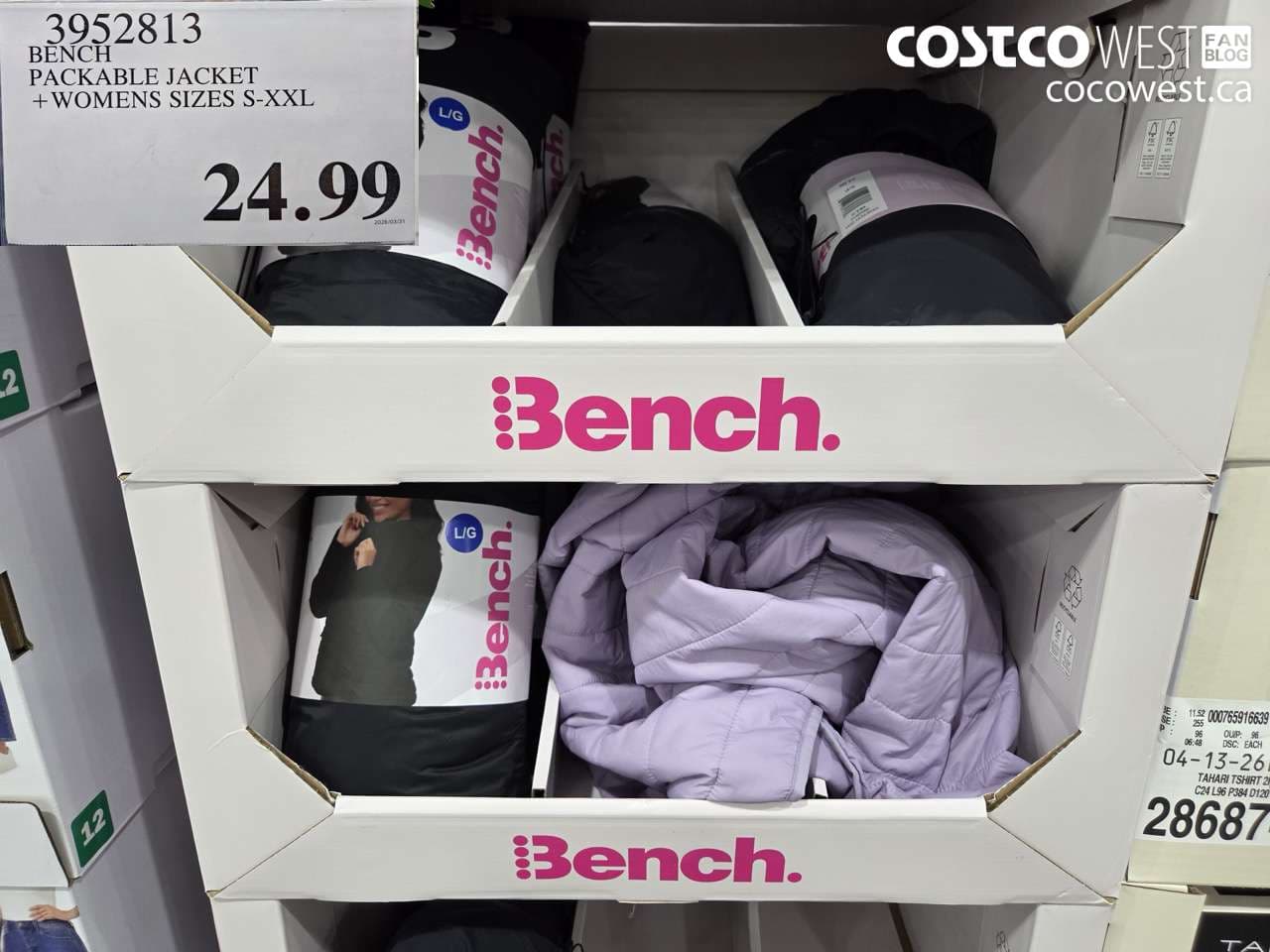 BENCH PACKABLE JACKET + WOMENS SIZES S-XXL