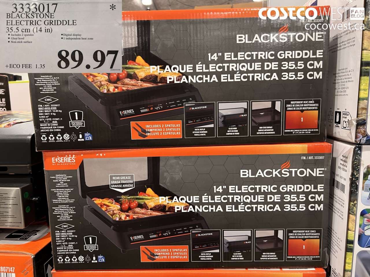 blackstone electric griddle 355 cm 14 in