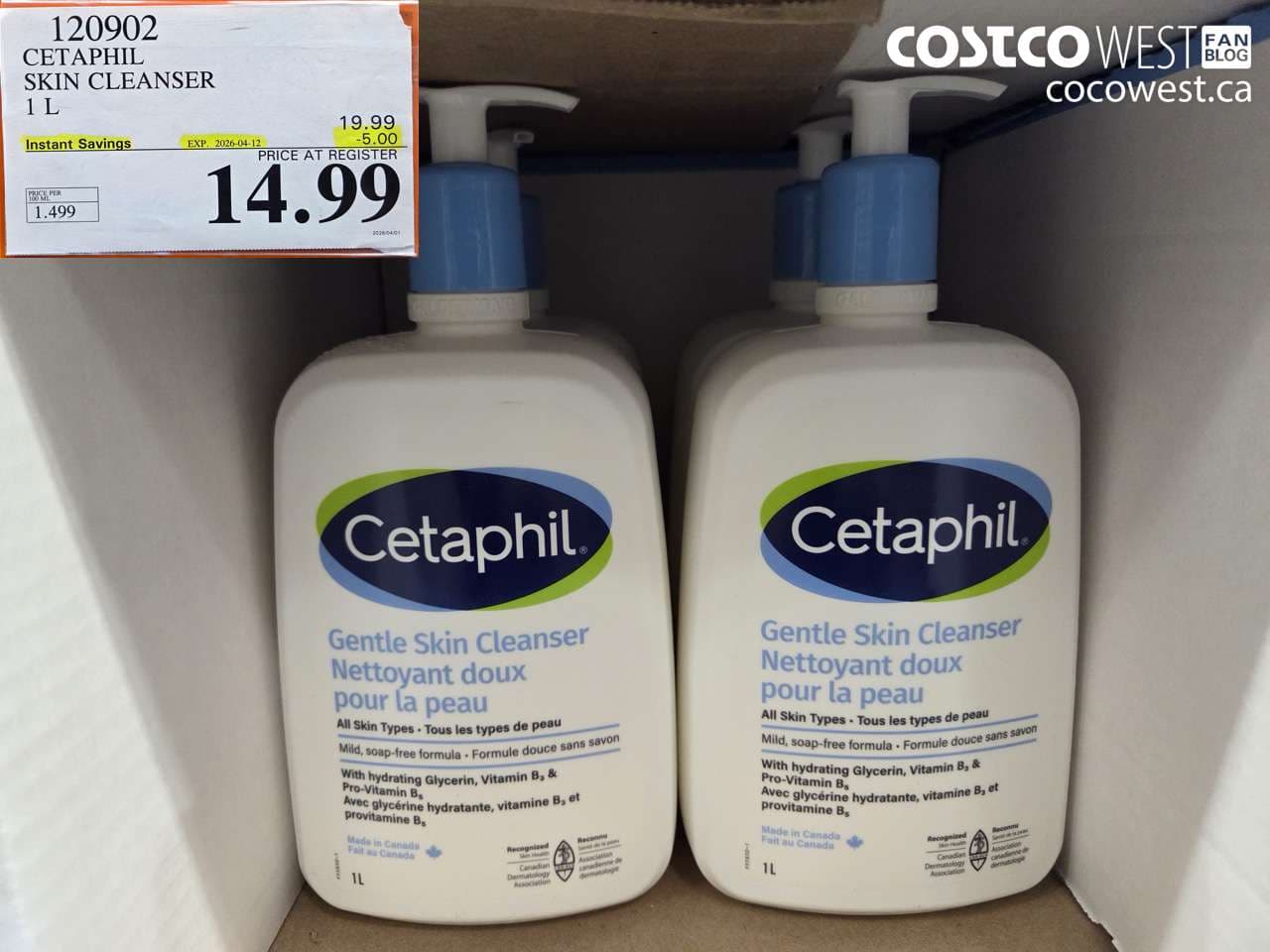 cetaphil skin cleanser 1 l