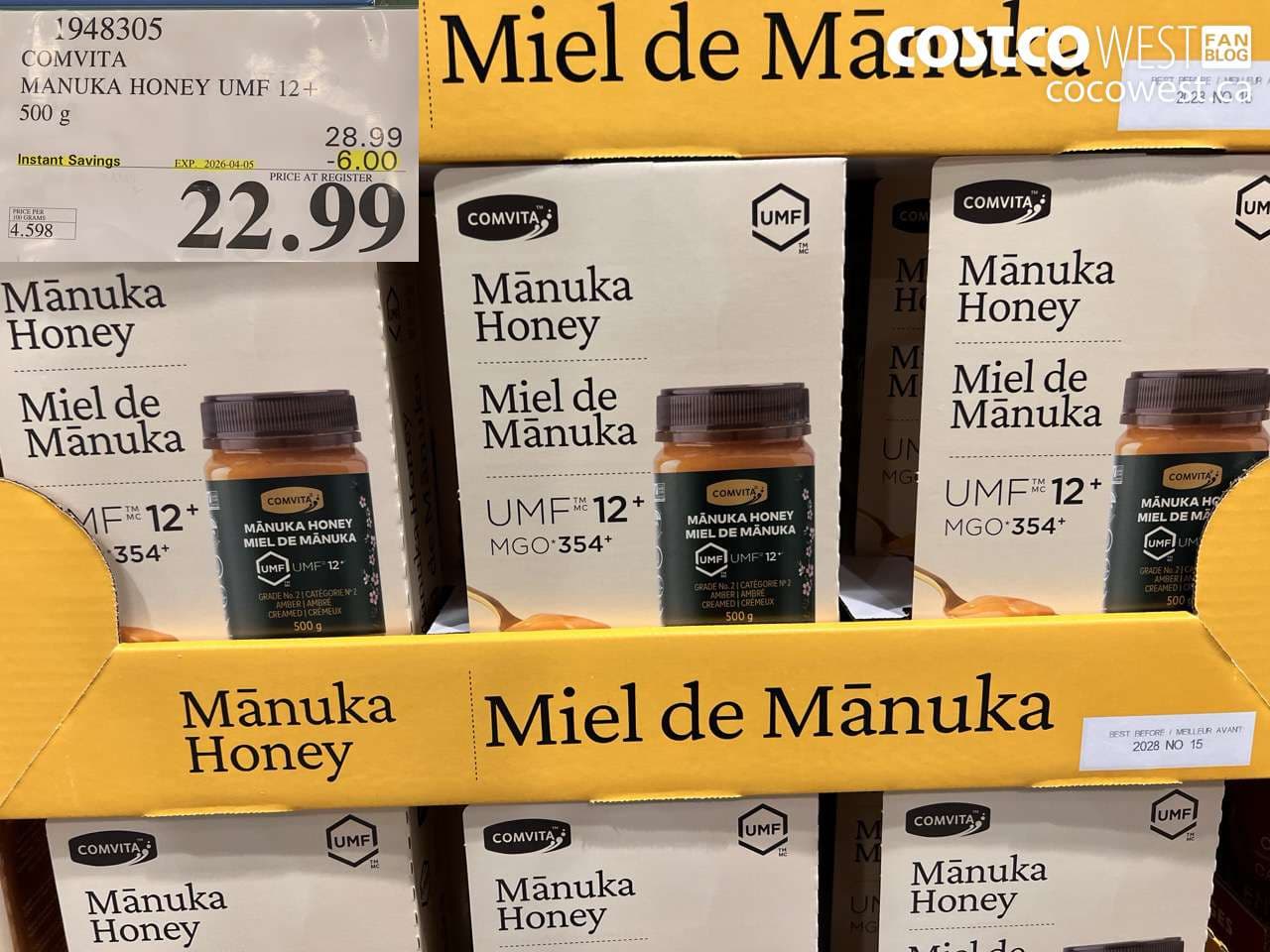 comvita manuka honey umf 12 500 g