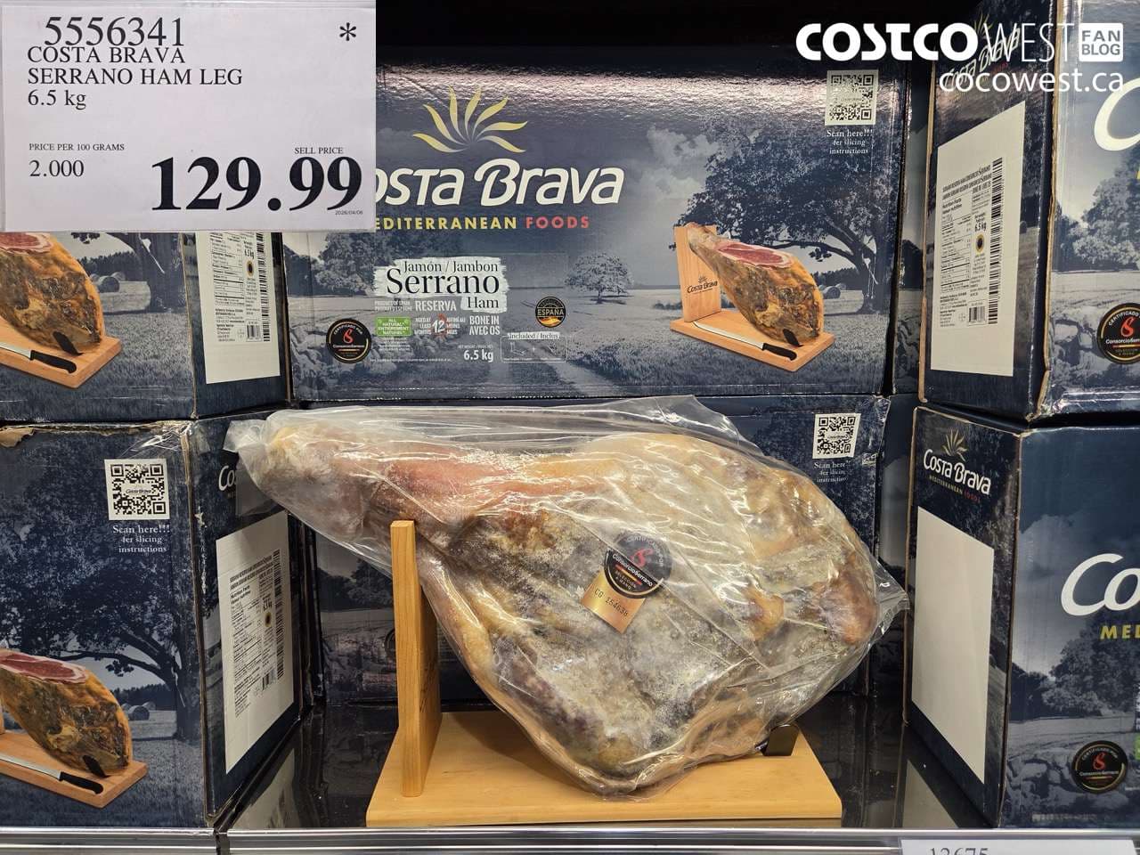 costa brava serrano ham leg 65 kg