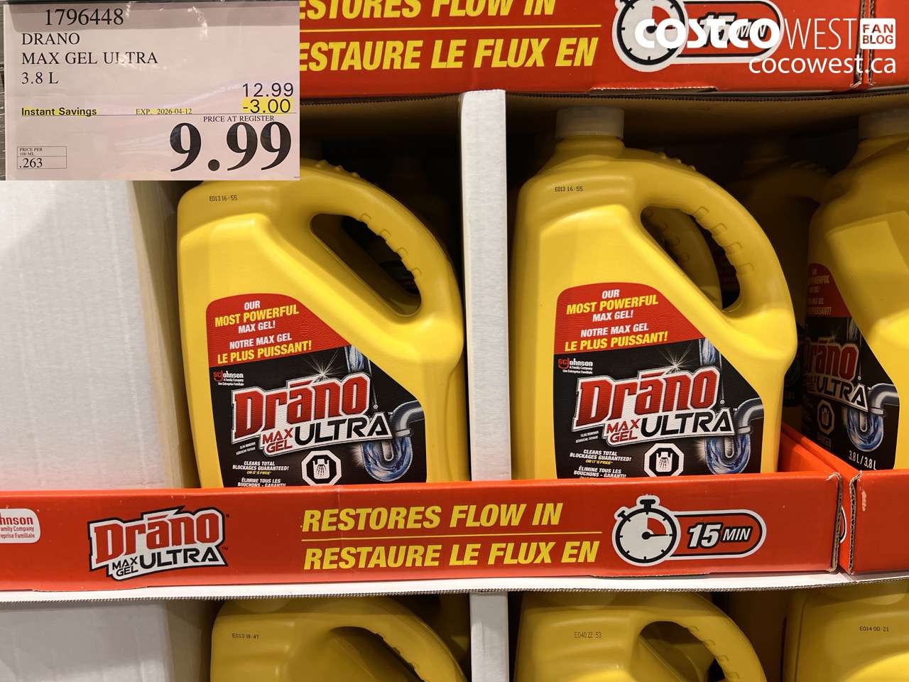 drano max gel ultra 38 l
