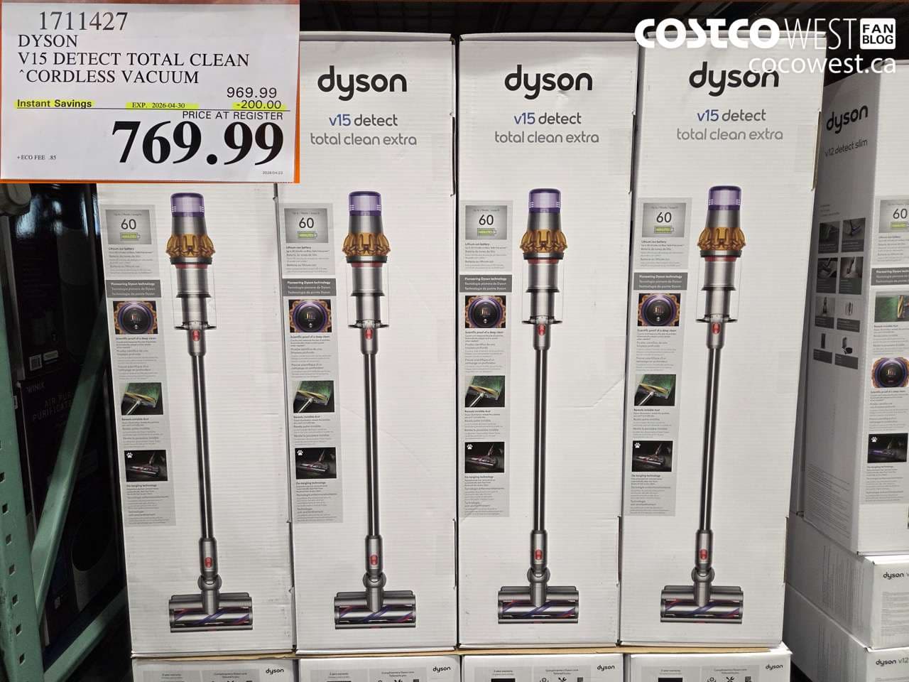 DYSON V15 DETECT TOTAL CLEAN CORDLESS VACUUM