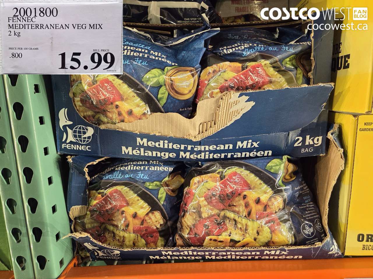FENNEC MEDITERRANEAN VEG MIX 2KG