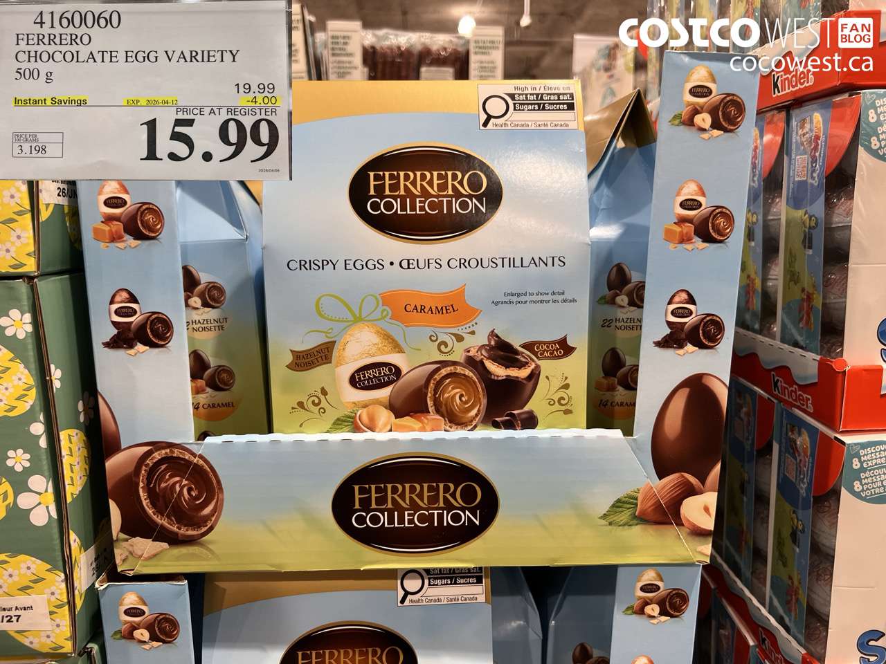 ferrero chocolate egg variety 500 g
