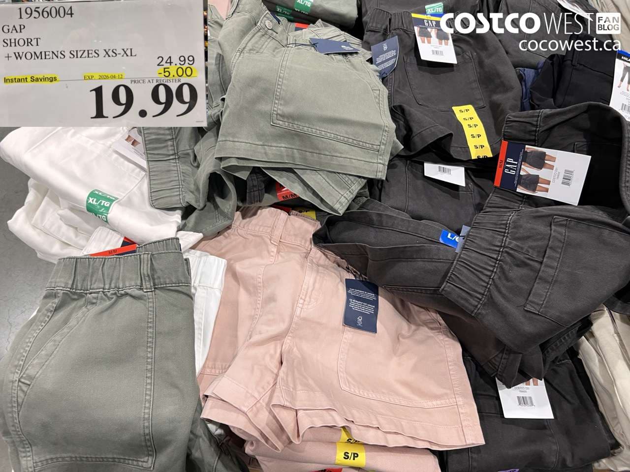 GAP SHORT + WOMENS SIZES XS-XL