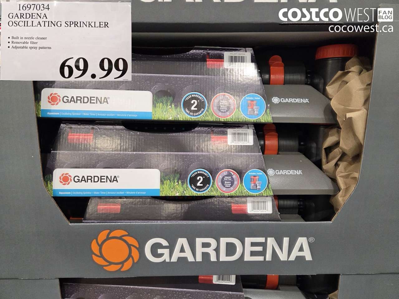 GARDENA OSCILLATING SPRINKLER