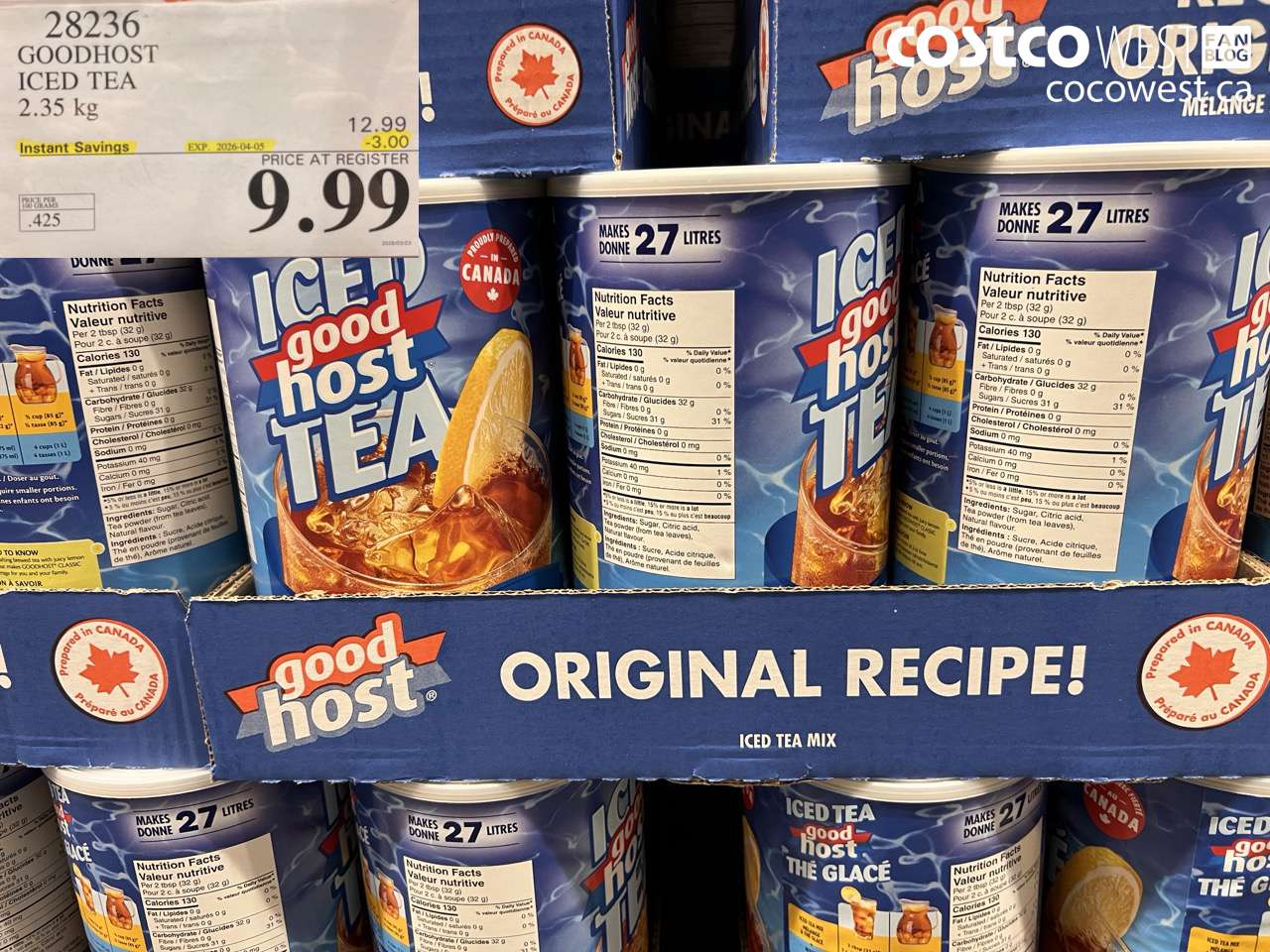 goodhost iced tea 235 kg