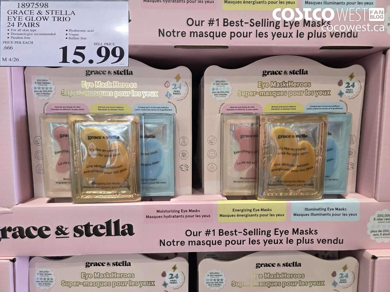 GRACE & STELLA EYE GLOW TRIO 24 PAIRS