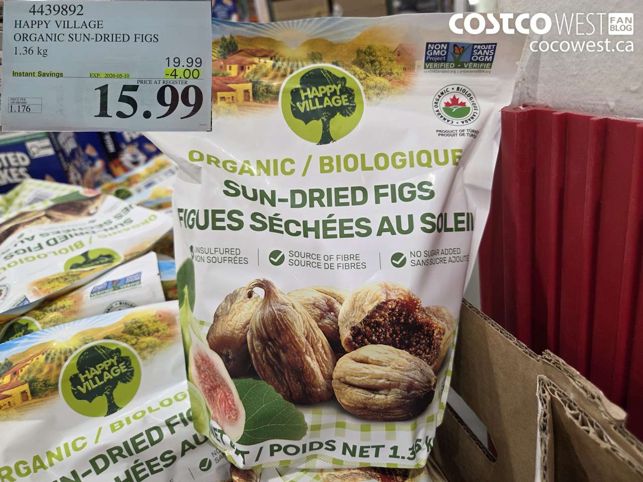 happy village organic sundried figs 136 kg