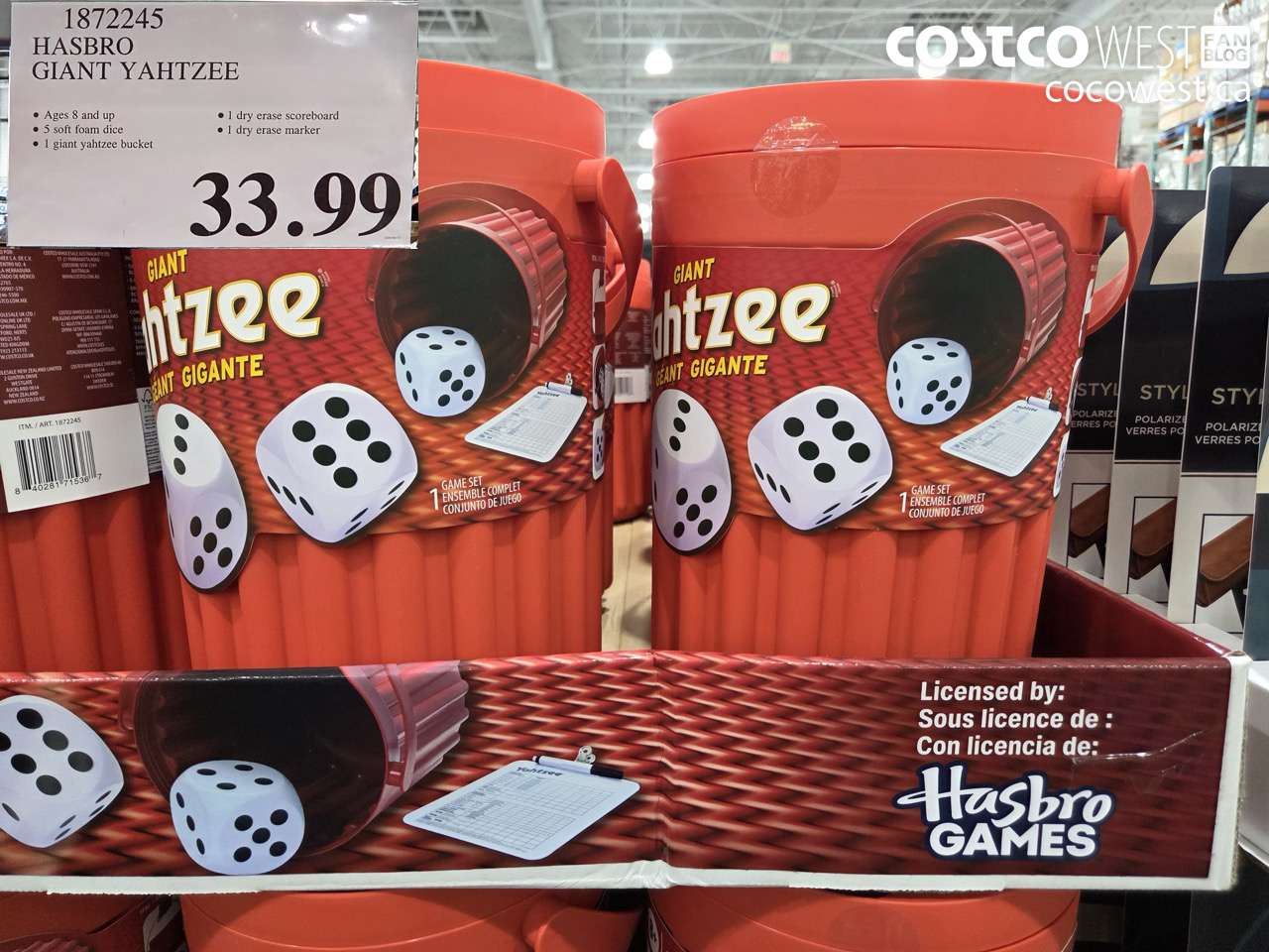 hasbro giant yahtzee