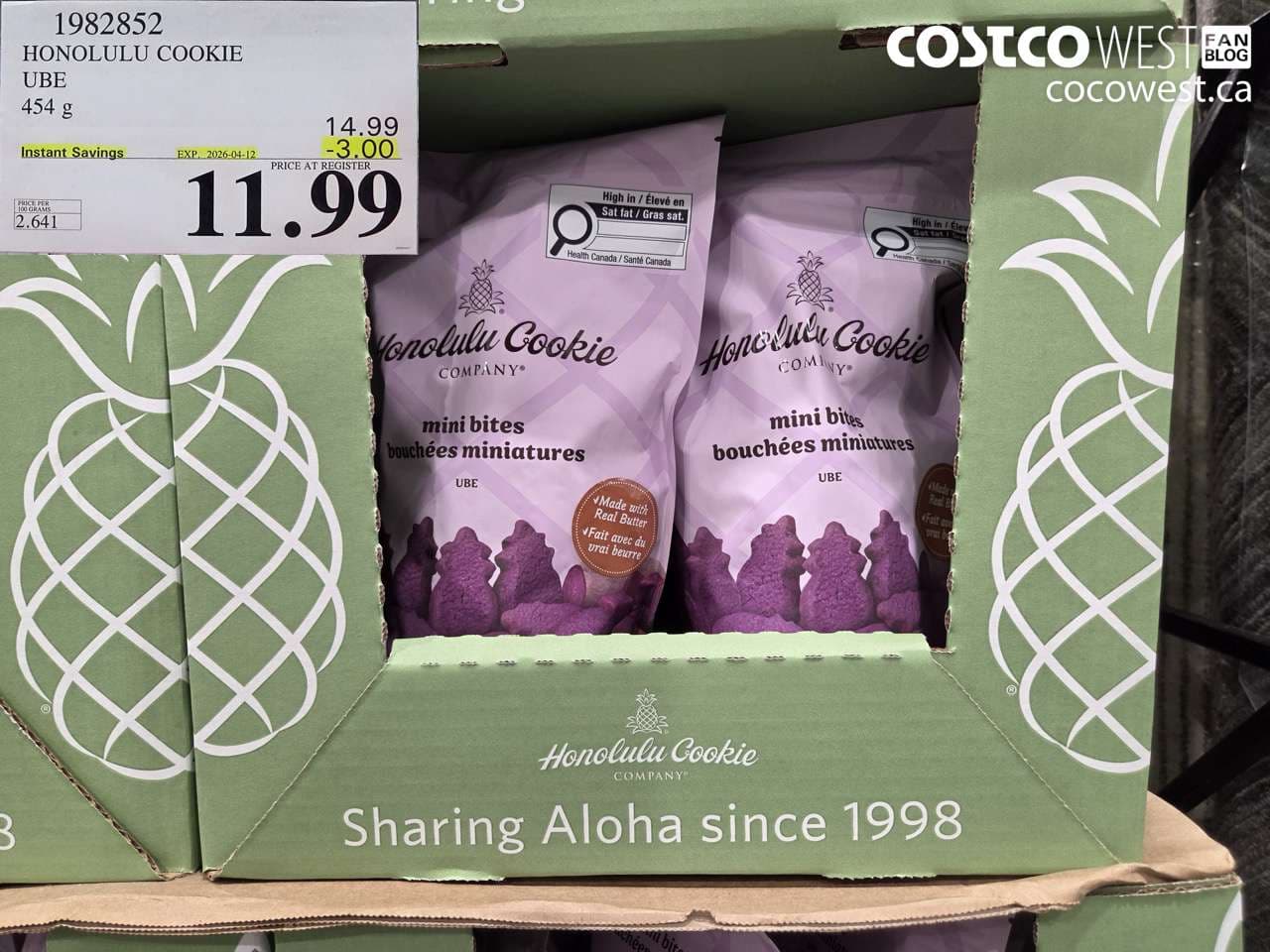 honolulu cookie ube 454g