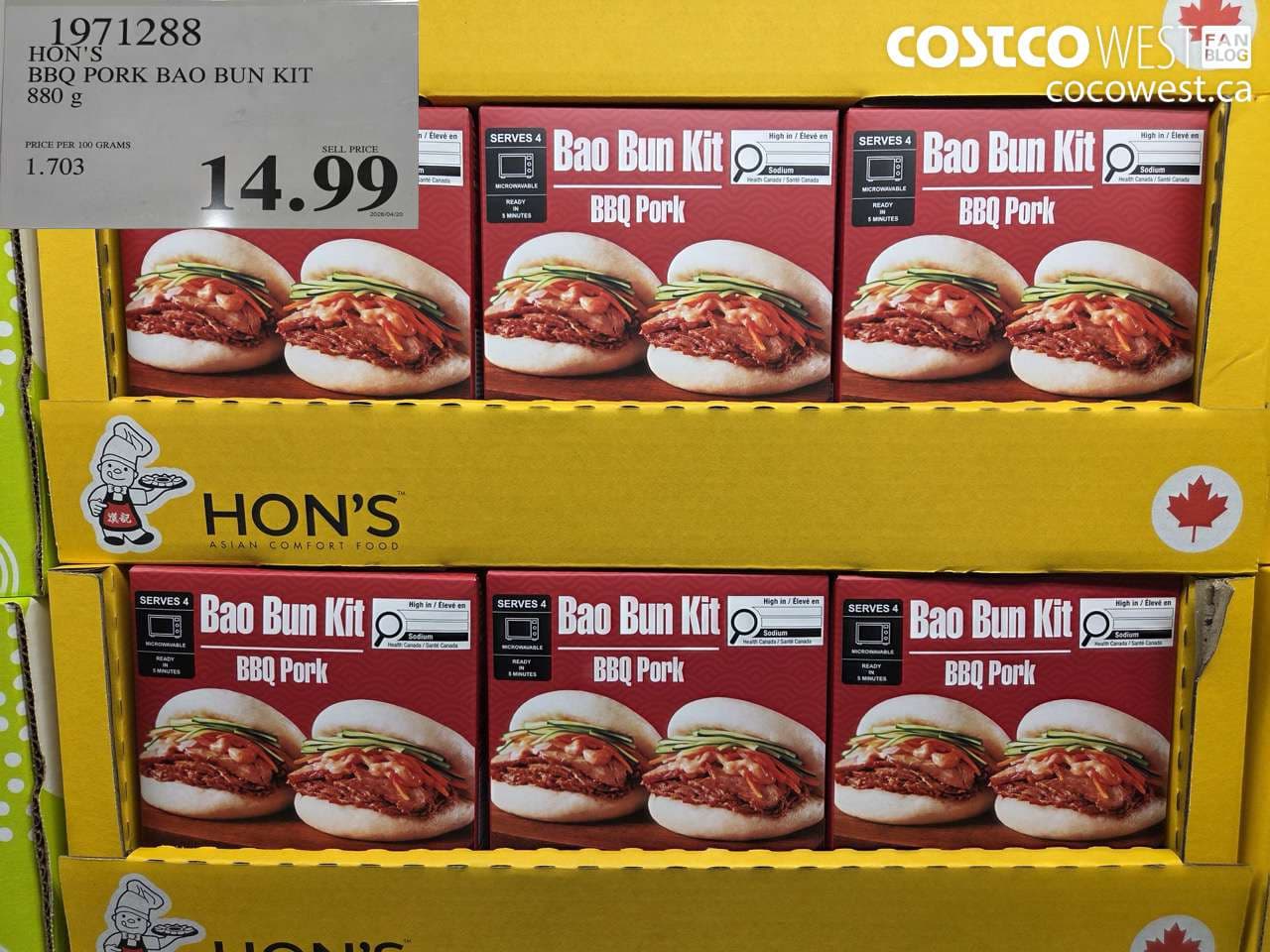 HON’S BBQ PORK BAO BUN KIT 880G