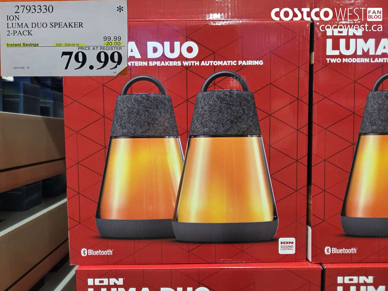 ION LUMA DUO SPEAKER 2-PACK