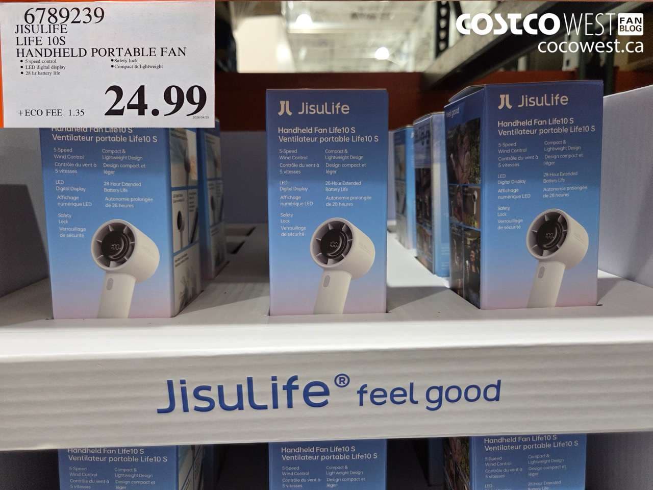 JISULIFE LIFE 10S HANDHELD PORTABLE FAN