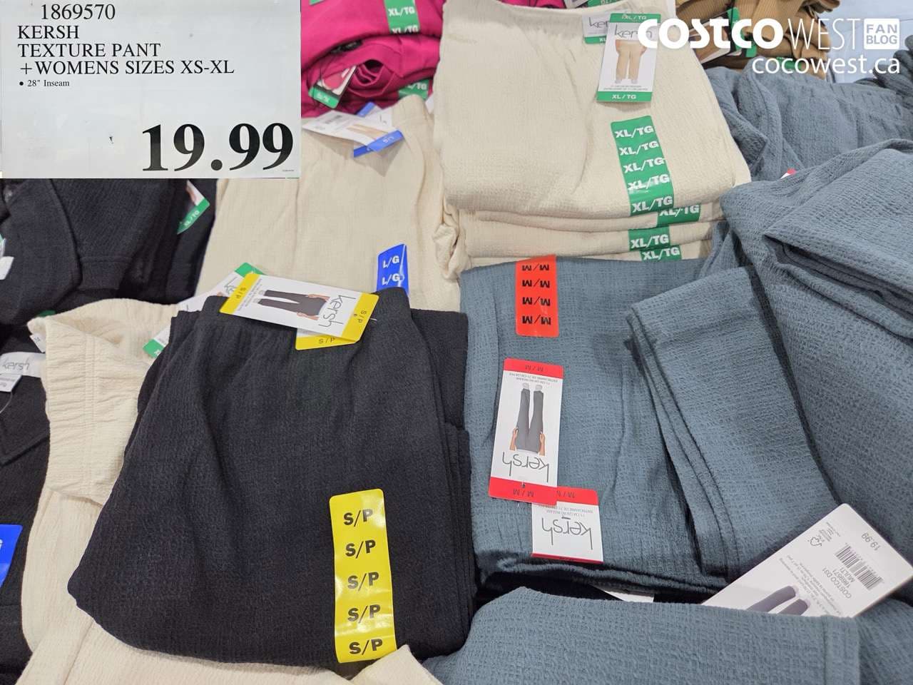 KERSH TEXTURE PANT + WOMENS SIZES XS-XL