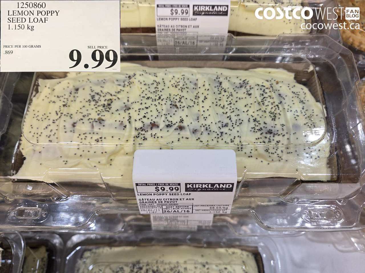 lemon poppy seed loaf 1150 kg