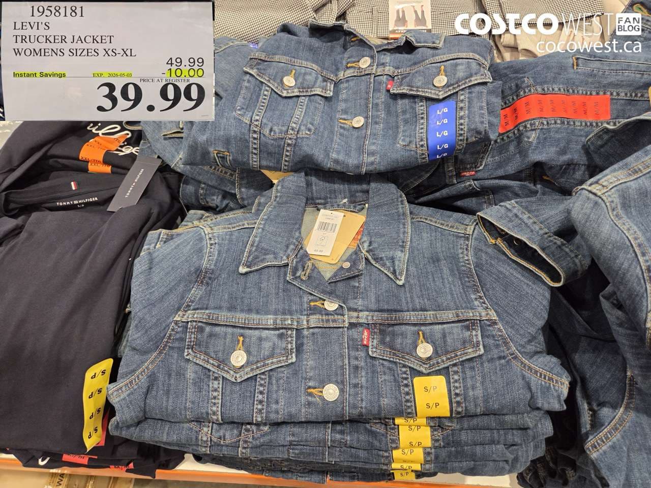 LEVI’S TRUCKER JACKET WOMENS SIZES XS-XL