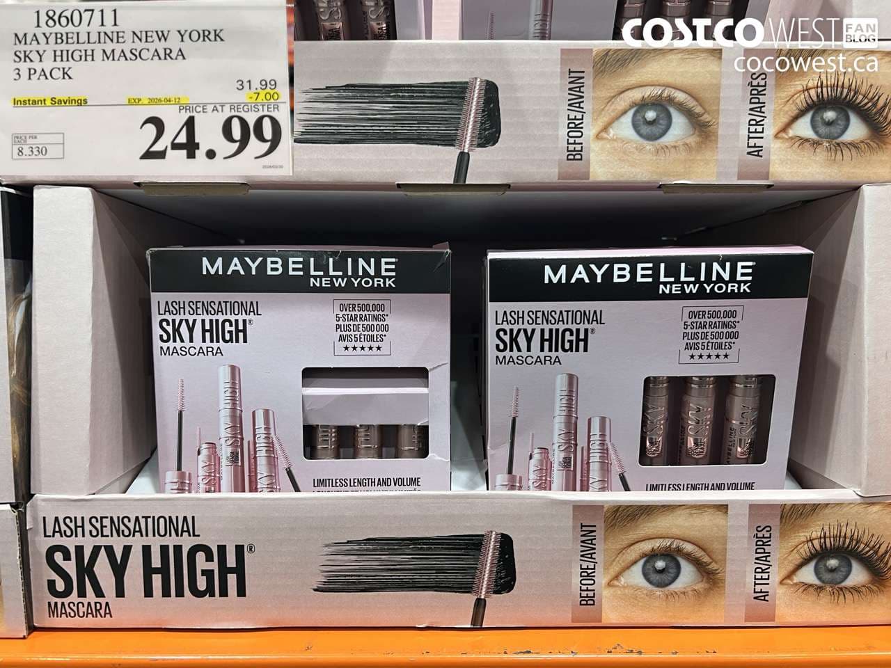maybelline new york sky high mascara 3 pack
