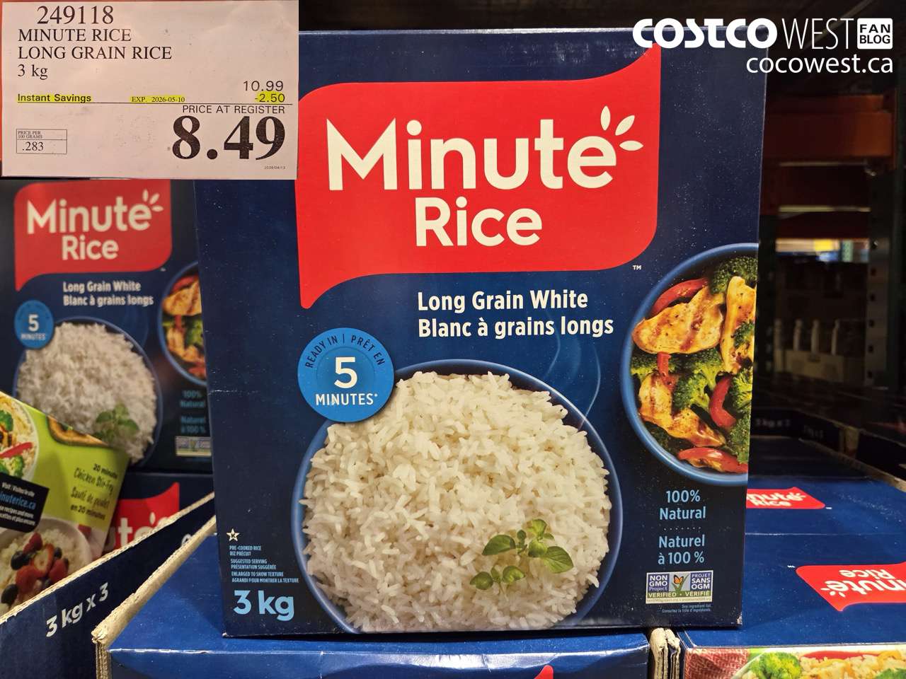 minute rice long grain rice 3 kg
