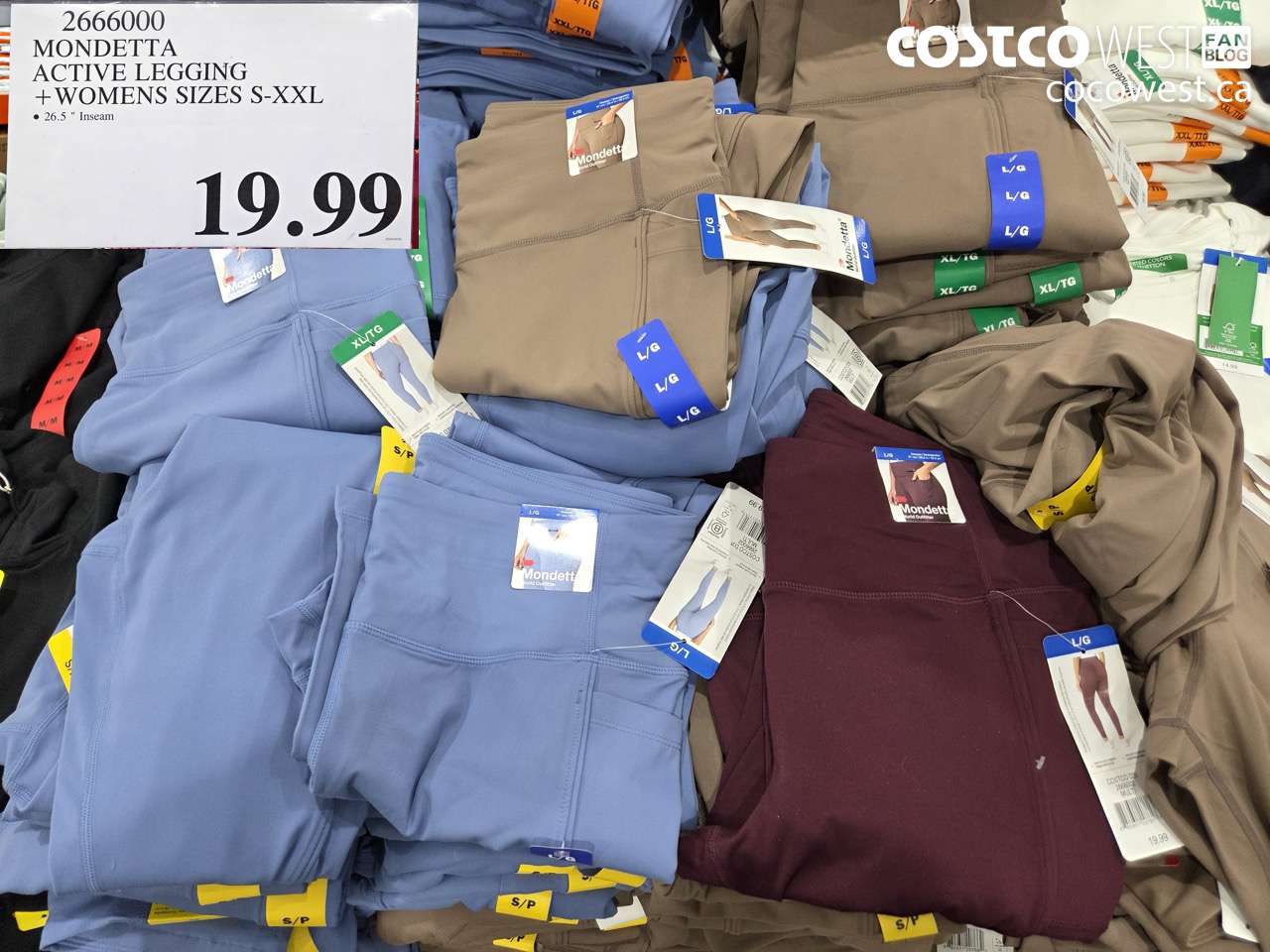 mondetta active legging  womens sizes sxxl