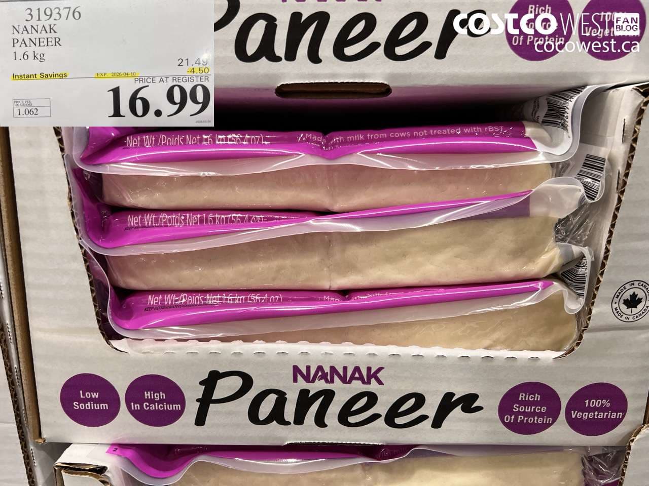 nanak paneer 16kg