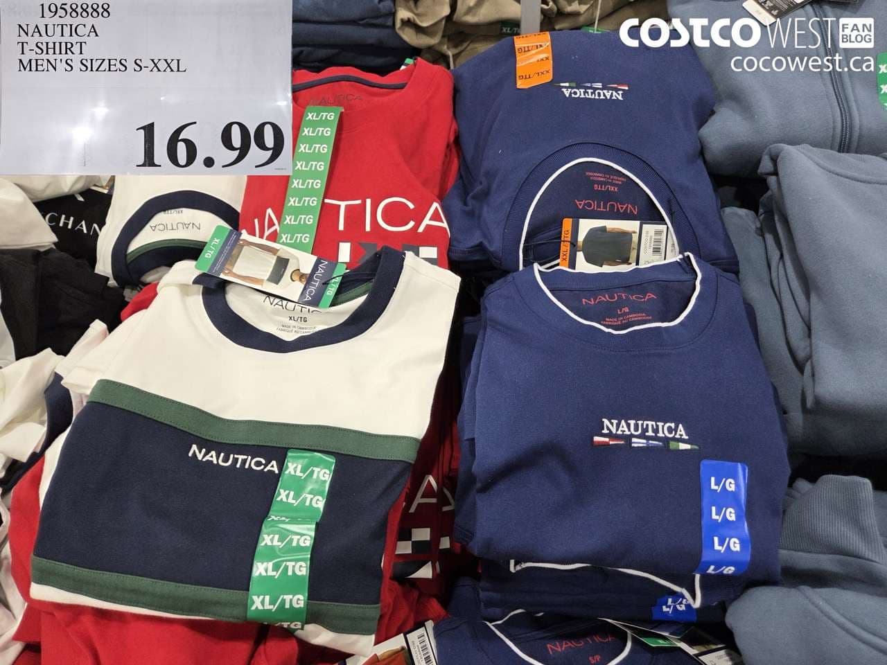 NAUTICA T-SHIRT MEN’S SIZES S-XXL