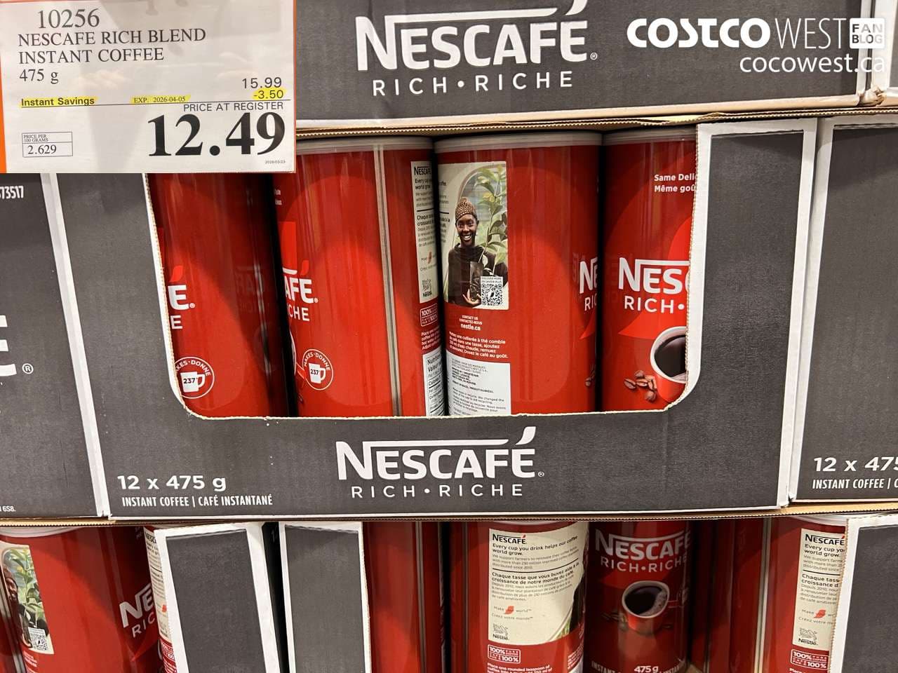 nescafe rich blend instant coffee 475g