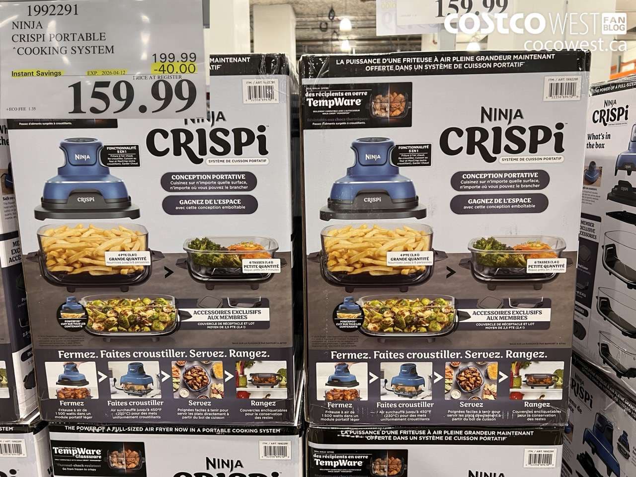 NINJA CRISPI PORTABLE COOKING SYSTEM