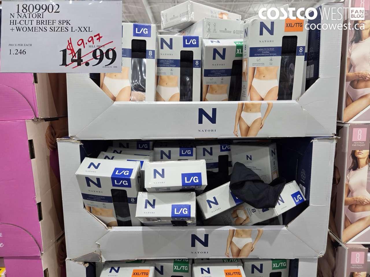 NNATORI HI-CUT BRIEF 8PK + WOMENS SIZES L-XXL