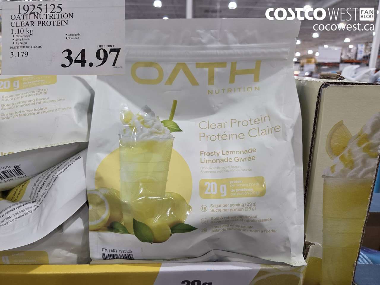 oath nutrition clear protein 110 kg