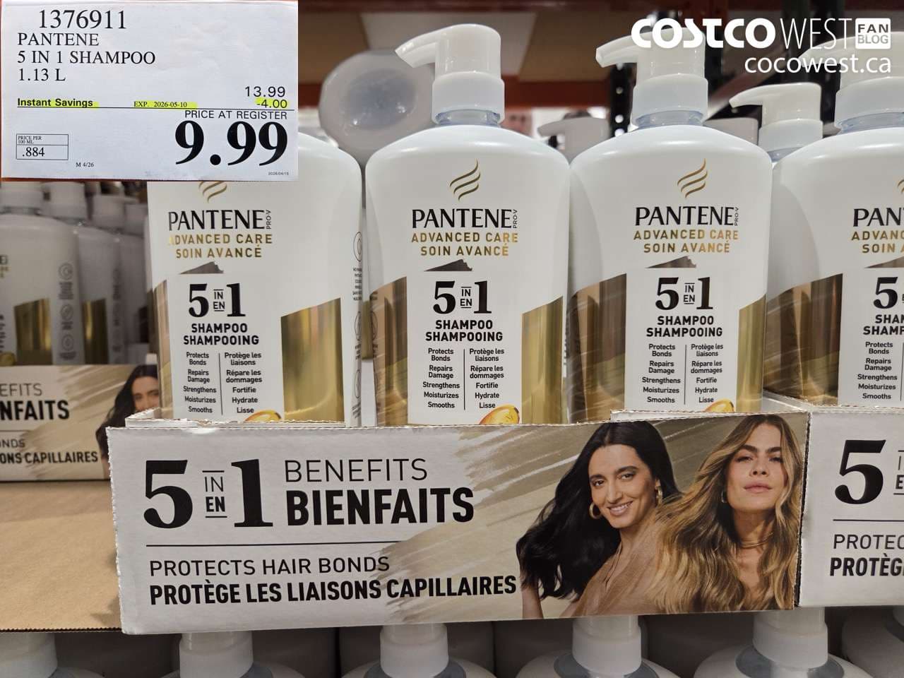 PANTENE 5 IN 1 SHAMPOO 1.13 L