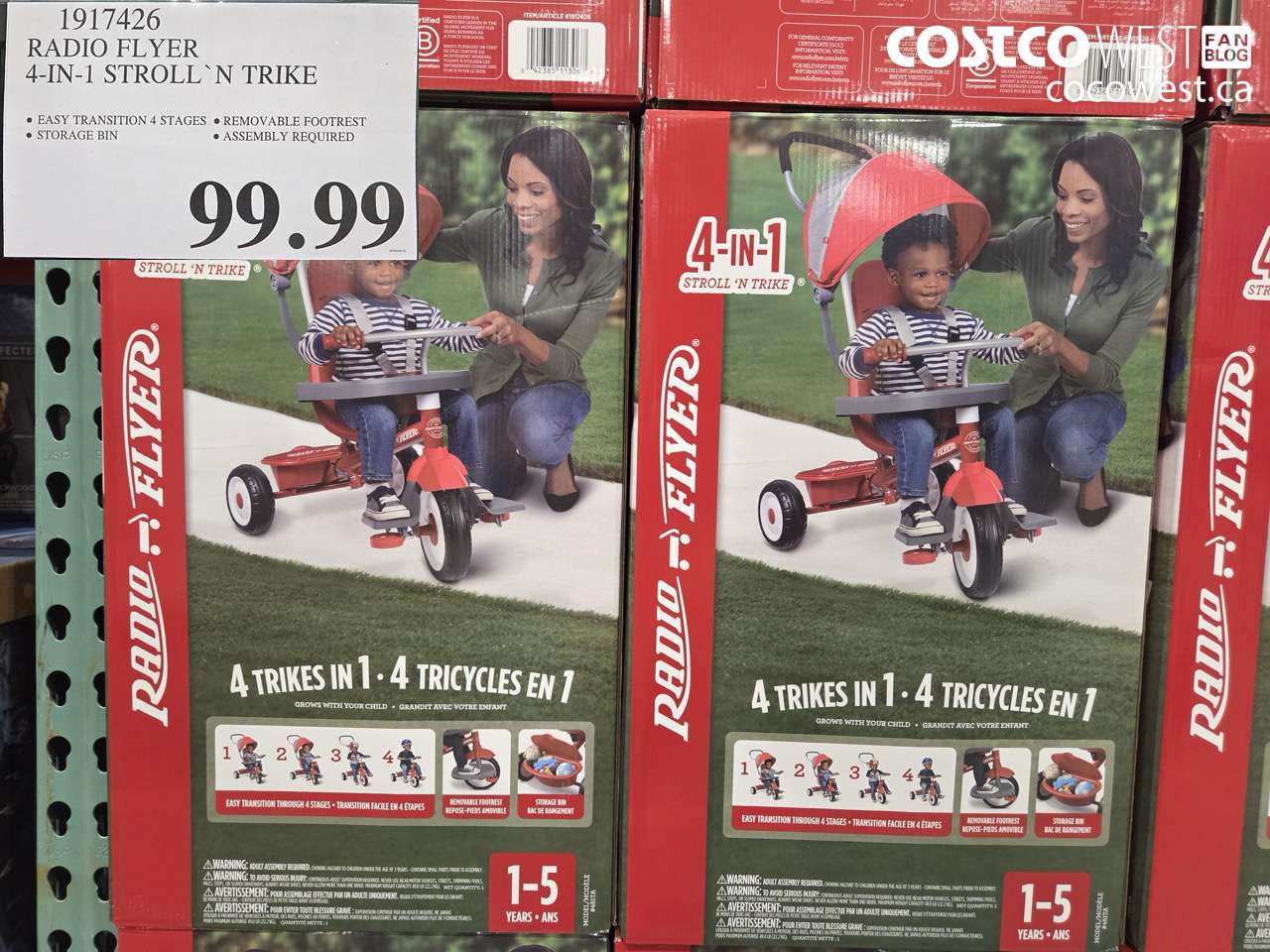 radio flyer 4in1 stroll n trke