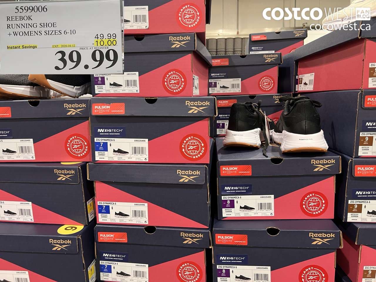 REEBOK RUNNING SHOE + WOMENS SIZES 6-10