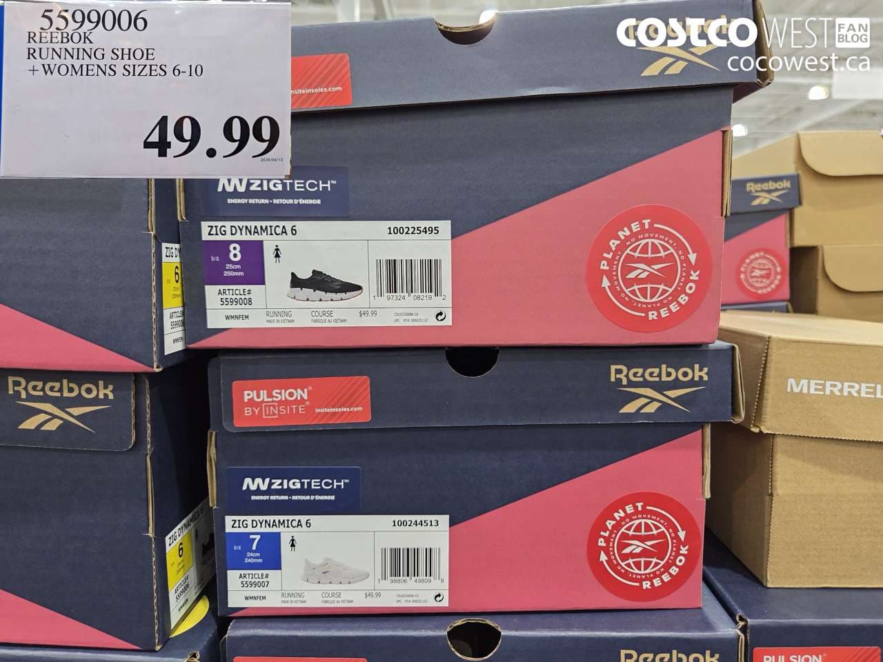 reebok running shoe  womens sizes 610