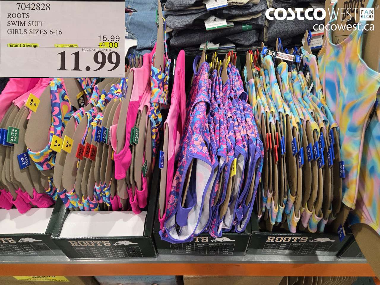 roots swim suit girls sizes 616