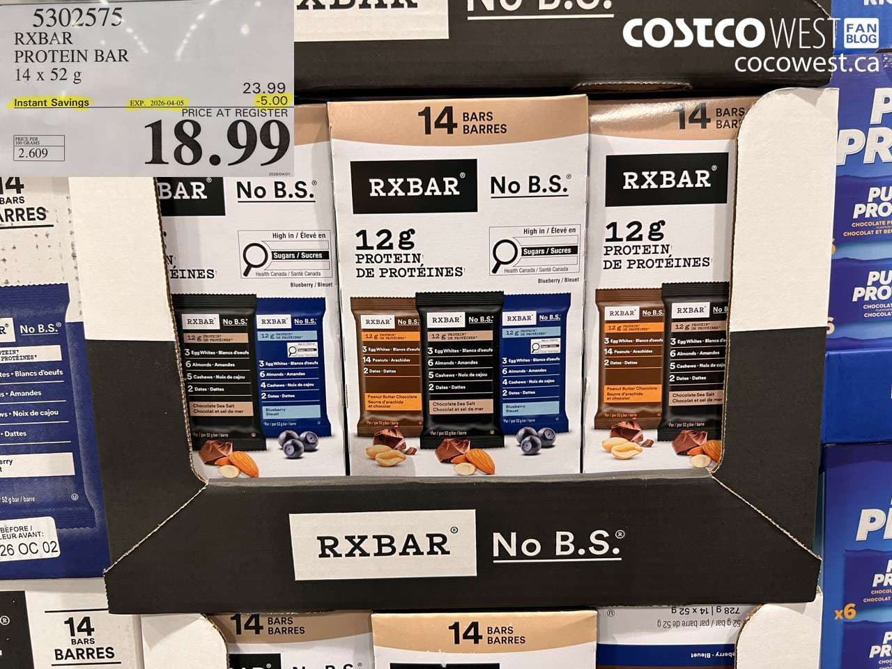 rxbar protein bar 14 x 52 g
