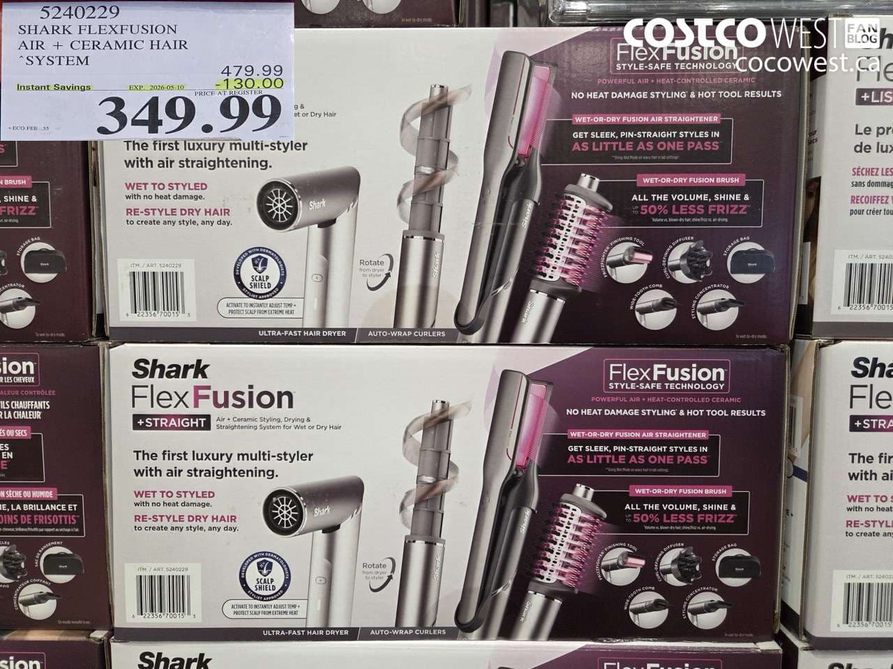 shark flexfusion air  ceramic hair system