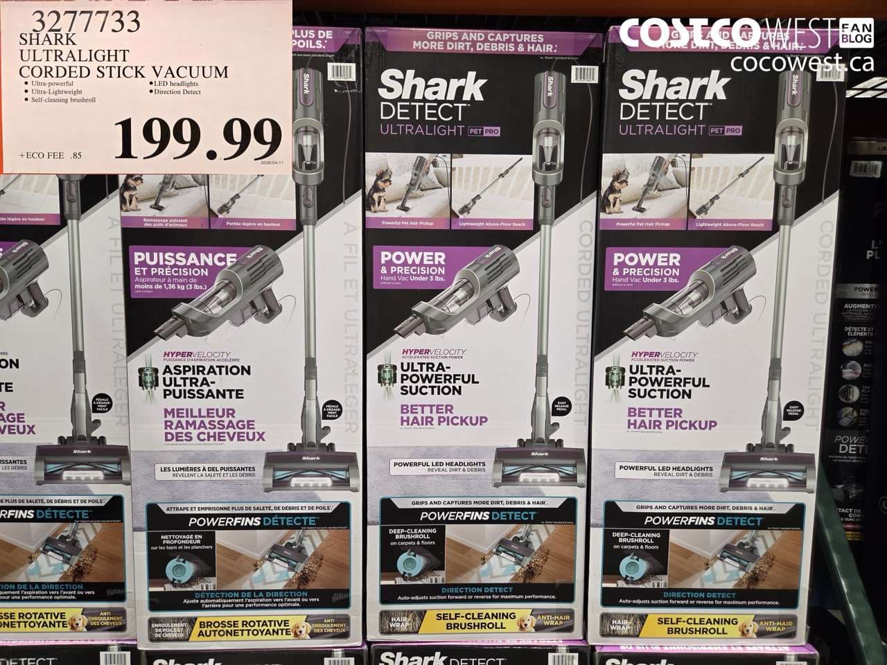 SHARK ULTRALIGHT CORDED STICK VACUUM