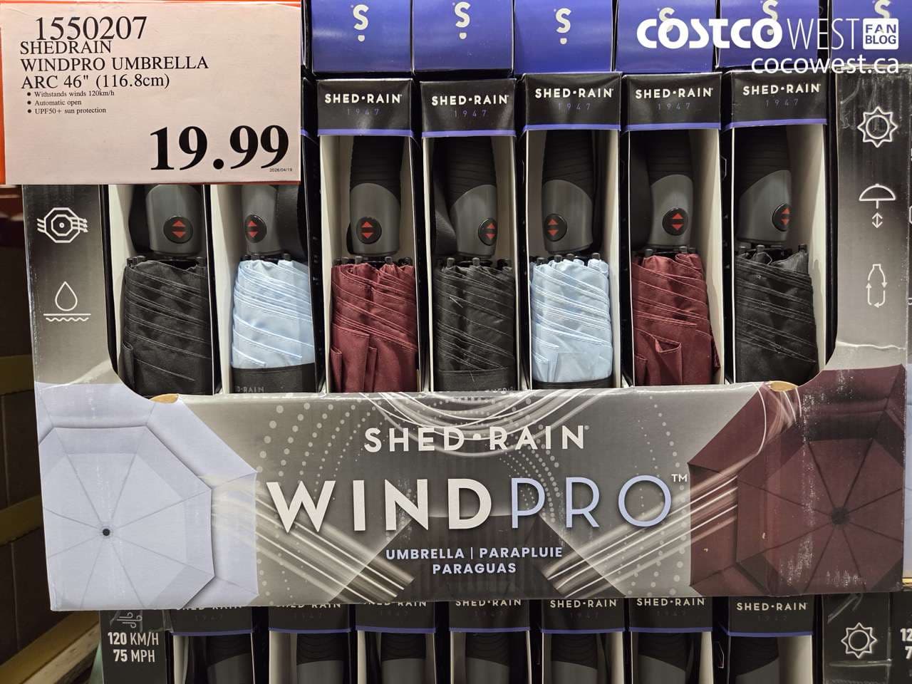 SHEDRAIN WINDPRO UMBRELLA ARC