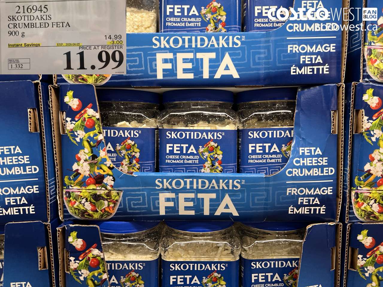 skotidakis crumbled feta 900 g