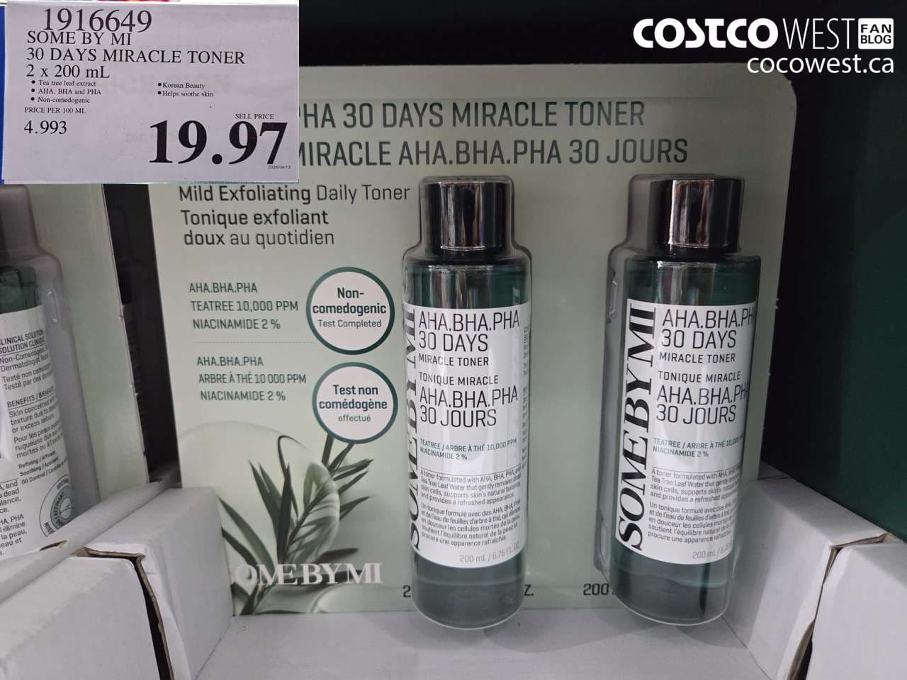 some by mi 30 days miracle toner 2 x 200 ml