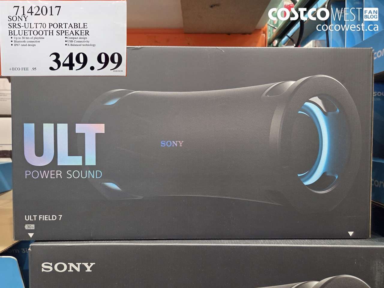 SONY SRS-ULT70 PORTABLE BLUETOOTH SPEAKER
